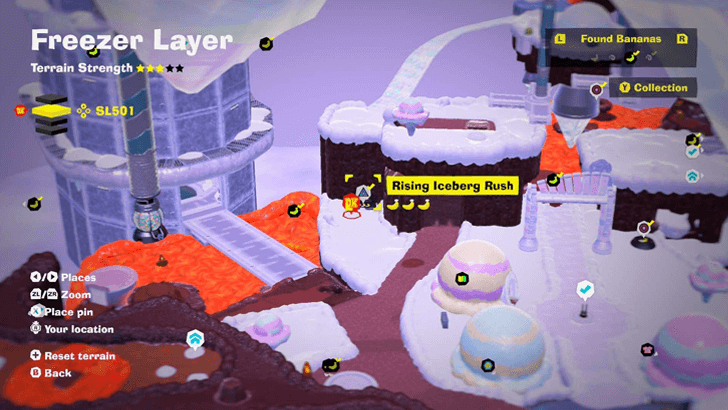 Traversing the Massive Iceberg Banandium Gem Map Location
