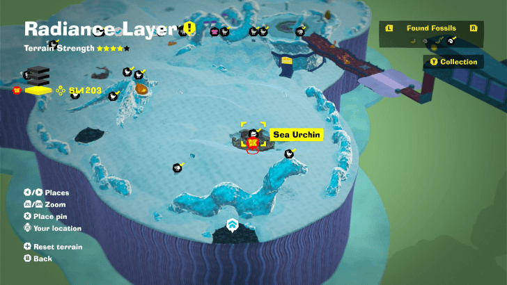 Sea Urchin 1 Fossil Map Location