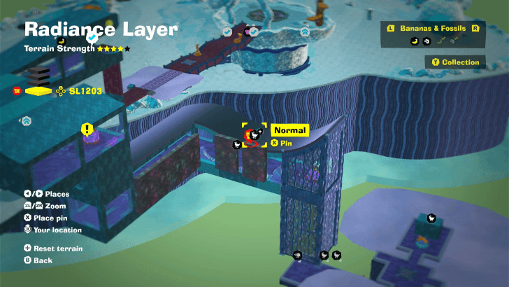 Banana Bird 55 Fossil Map Location