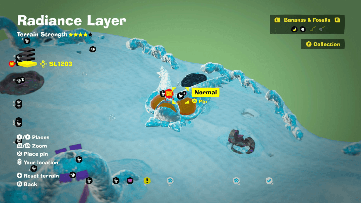 Banana Bird 46 Fossil Map Location