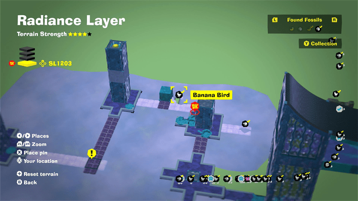 Banana Bird 58 Fossil Map Location