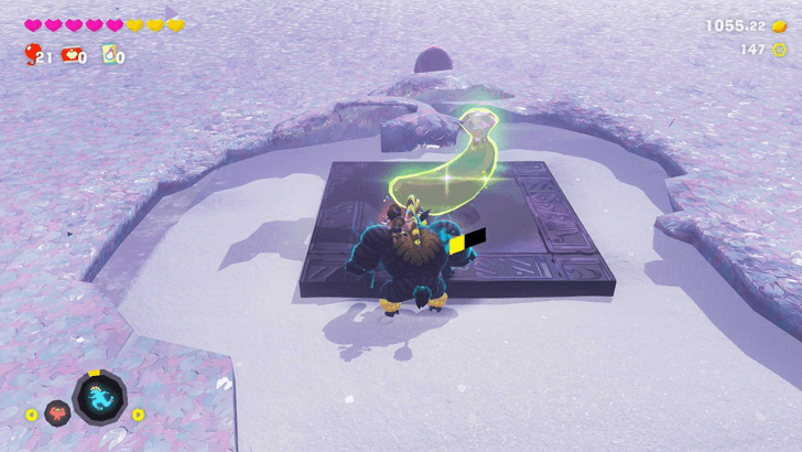 Extra Steps through Powder Banandium Gem Overworld Location