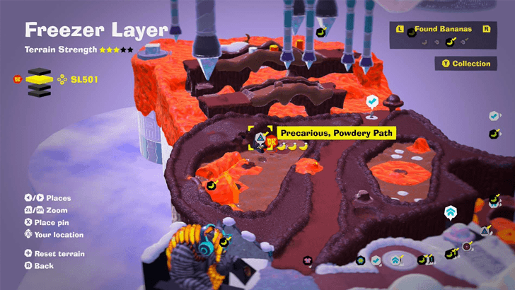 Trembling Steps through Powder Banandium Gem Map Location