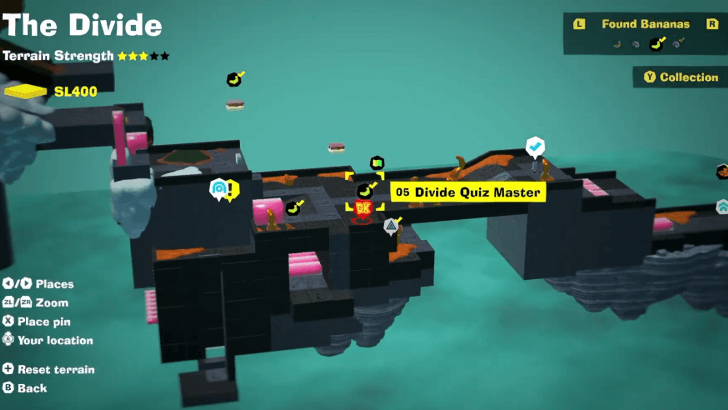 Divide Quiz Master Banandium Gem Map Location