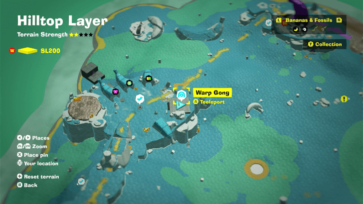 Fractone Village Warp Gong Map Location