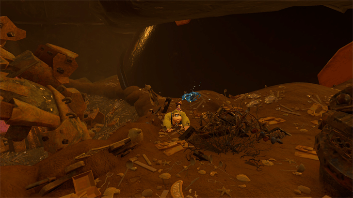 Sea Lily (alt color) 8 Fossil Overworld Location