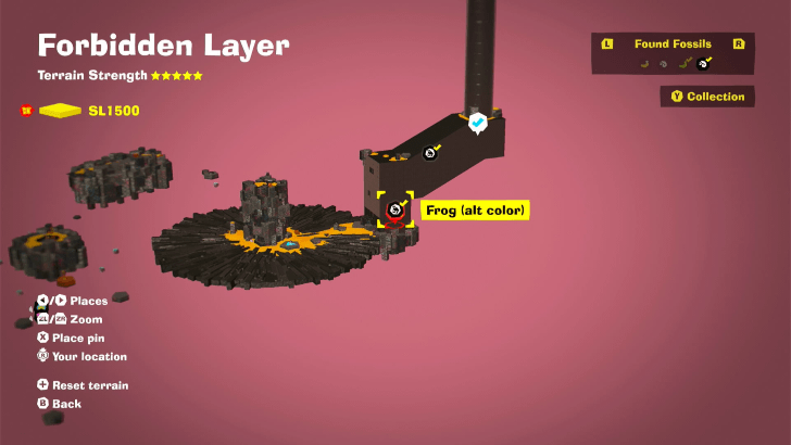 Frog (Alt Color) 2 Fossil Map Location