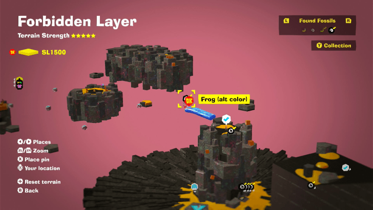 Frog (Alt Color) 8 Fossil Map Location