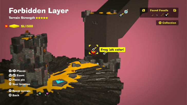 Frog (Alt Color) 3 Fossil Map Location