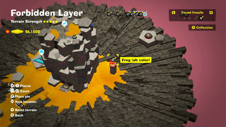 Frog (Alt Color) 17 Fossil Map Location