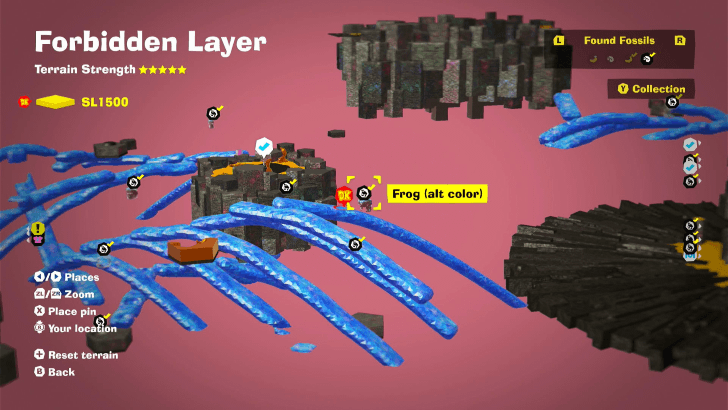 Frog (Alt Color) 14 Fossil Map Location