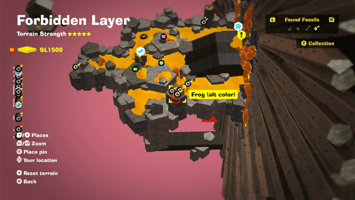 Frog (Alt Color) 29 Fossil Map Location