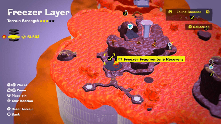 Freezer Fragmentone Recovery Banandium Gem Map Location