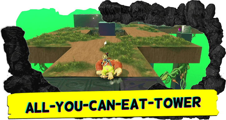 Donkey Kong Bananza All-You-Can-Eat-Tower Puzzle Guide