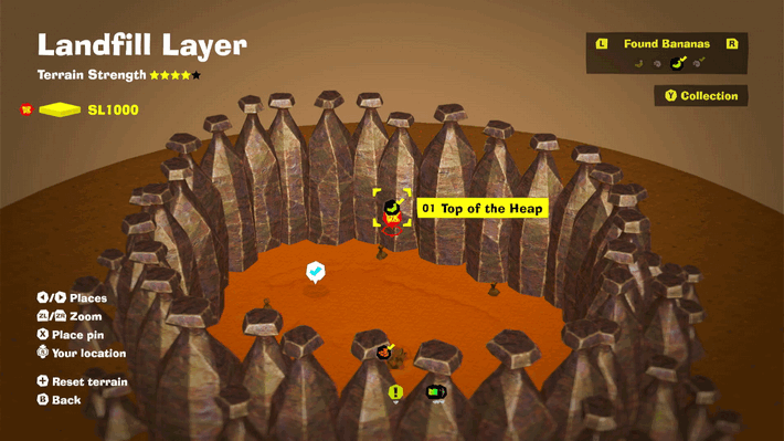 Top of the Heap Banandium Gem Map Location