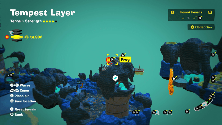 Frog 52 Fossil Map Location