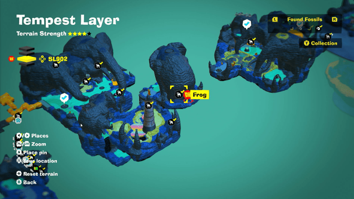 Frog 48 Fossil Map Location