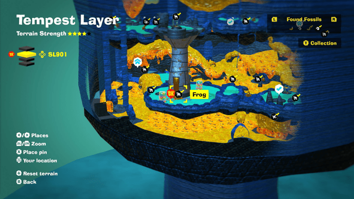 Frog 59 Fossil Map Location