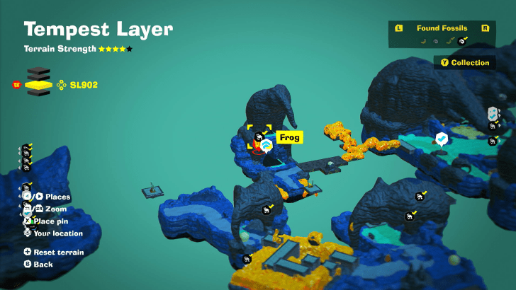 Frog 42 Fossil Map Location