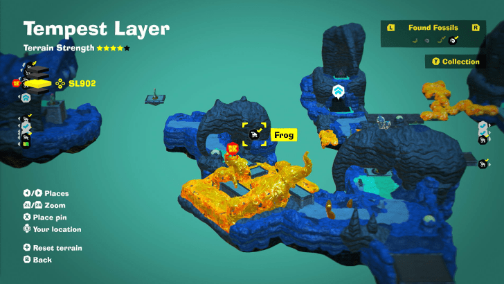 Frog 38 Fossil Map Location