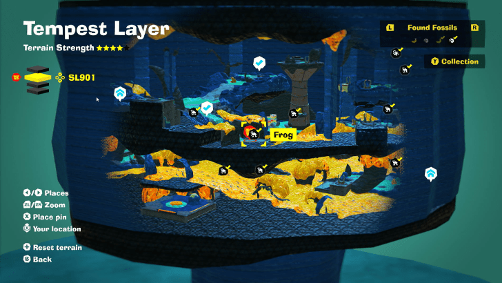 Frog 26 Fossil Map Location