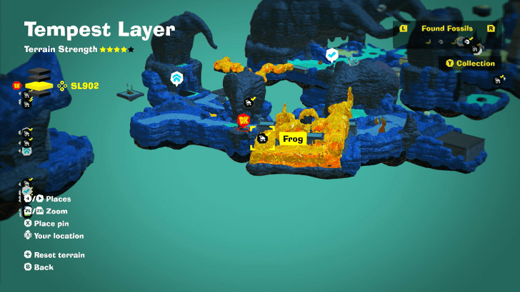 Frog 39 Fossil Map Location