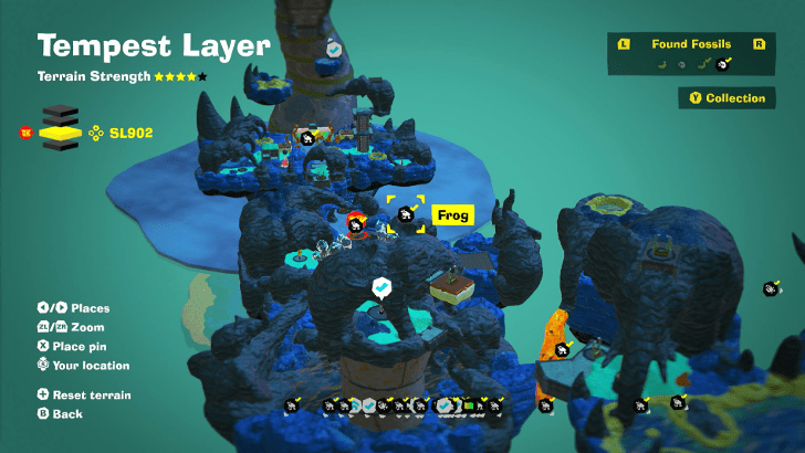 Frog 53 Fossil Map Location