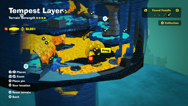 Frog 28 Fossil Map Location