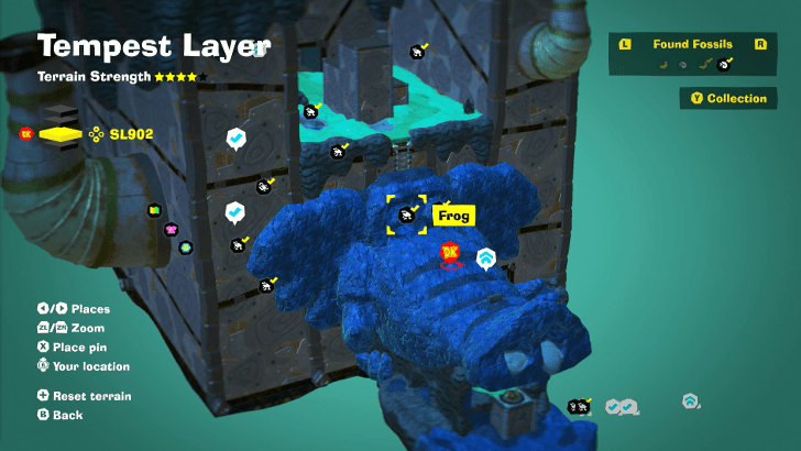 Frog 37 Fossil Map Location