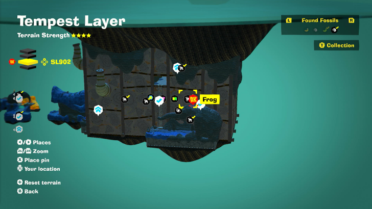 Frog 34 Fossil Map Location