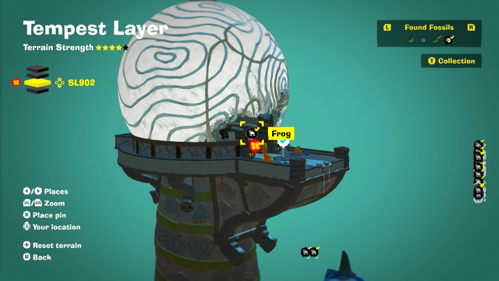 Frog 57 Fossil Map Location