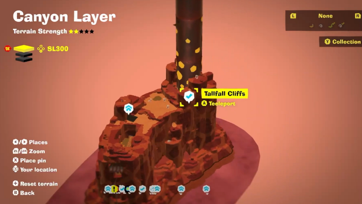 Tallfall Cliffs Checkpoint Checkpoint Map Location
