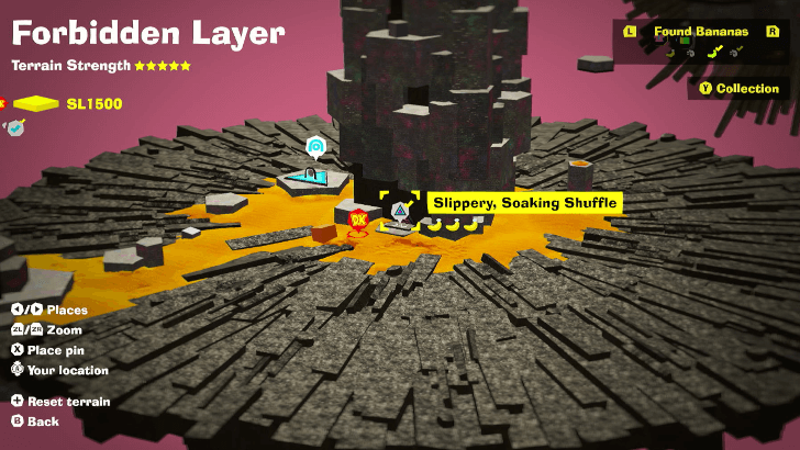 Soggy First Steps Banandium Gem Map Location