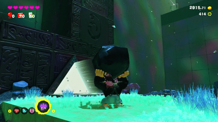 Climb the Ledge Above the Entrance