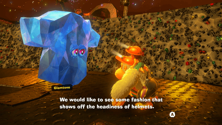 Decked Out in Helmets Banandium Gem Overworld Location