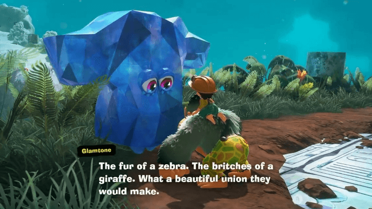 Decked Out in Animal Print Banandium Gem Overworld Location