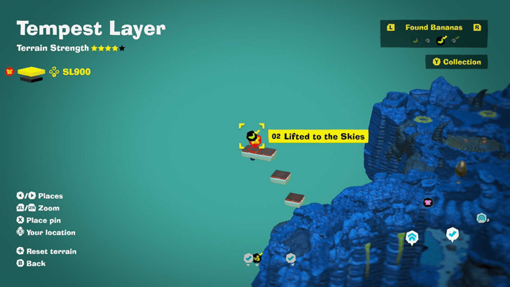 Lifted to the Skies Banandium Gem Map Location