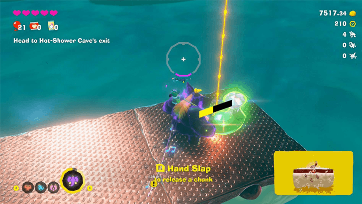 Lifted to the Skies Banandium Gem Overworld Location