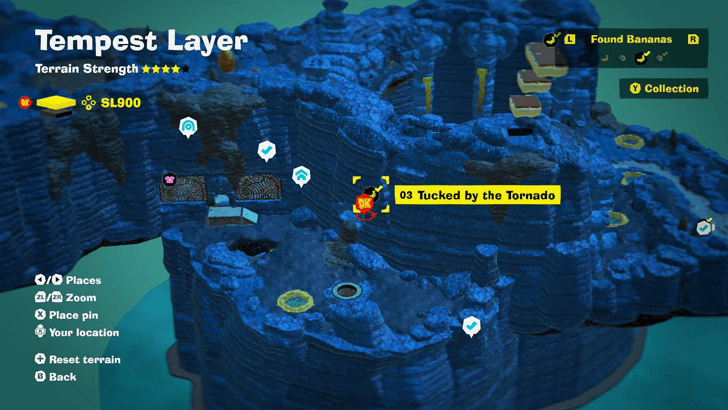 Tucked by the Tornado Banandium Gem Map Location