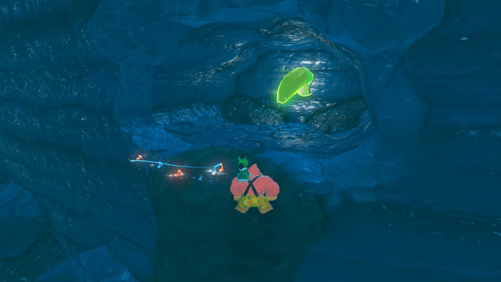 Tucked by the Tornado Banandium Gem Overworld Location