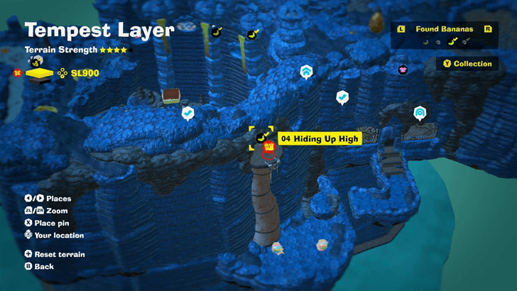 Hiding Up High Banandium Gem Map Location