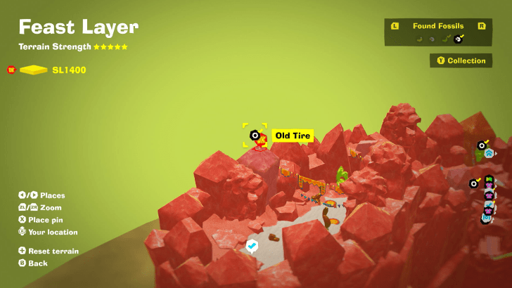 Old Tire 7 Fossil Map Location