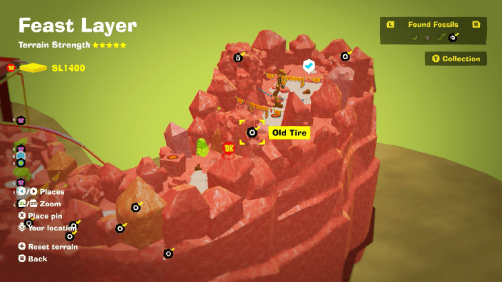 Old Tire 8 Fossil Map Location