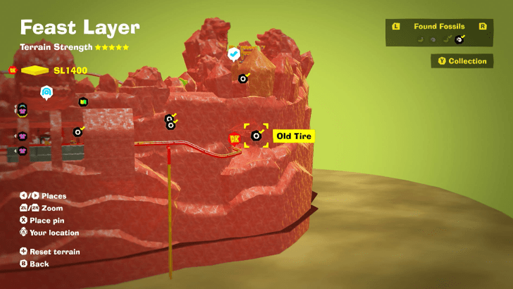 Old Tire 5 Fossil Map Location