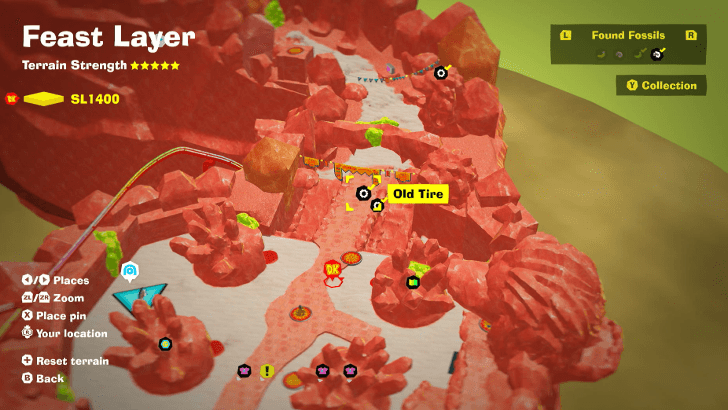 Old Tire 2 Fossil Map Location