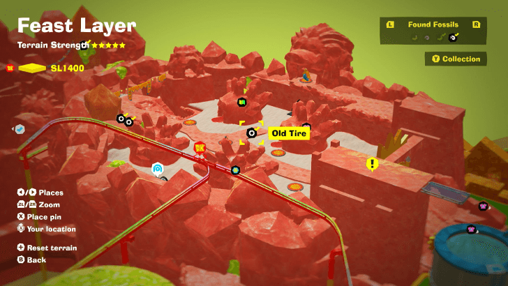 Old Tire 4 Fossil Map Location