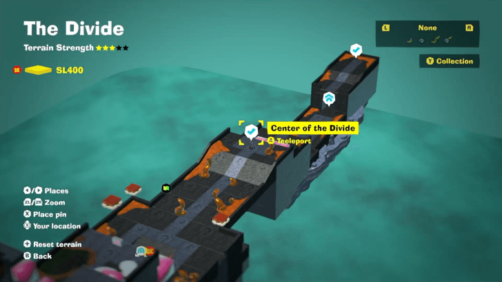 Center of the Divide Checkpoint Checkpoint Map Location