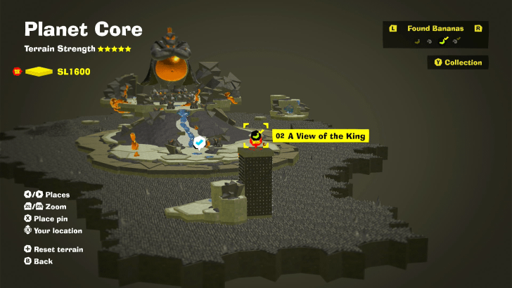 A View of the King Banandium Gem Map Location