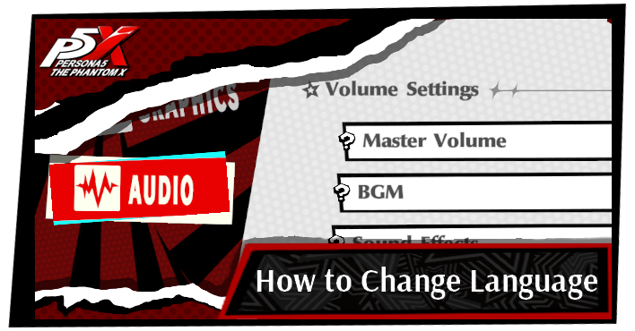 Persona 5 X How to Change Language