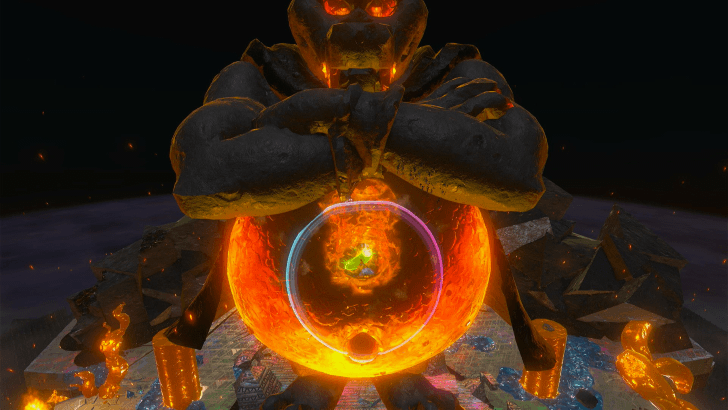 In the Belly of K. Rool Banandium Gem Overworld Location